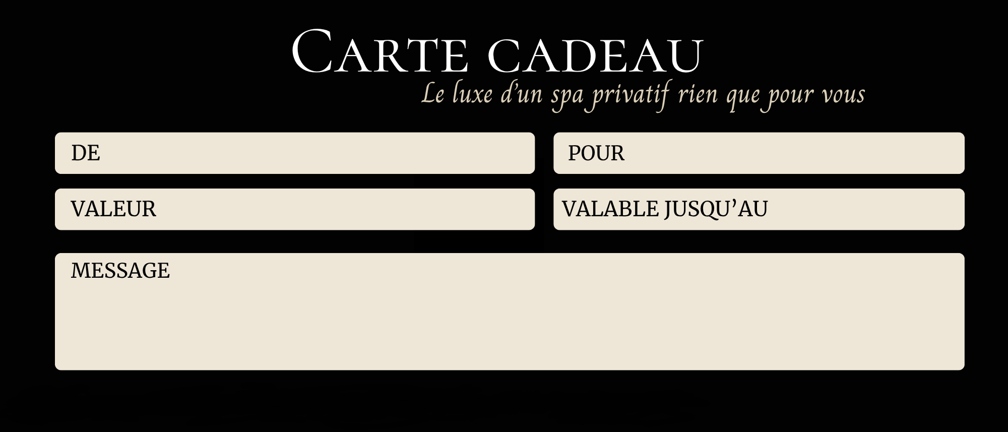 Cadeaubonnen — Wellness Time
